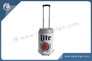 Can Shaped Cooler with Wheel