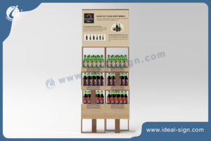 Bottle Wine Rack For Displaying Liquor