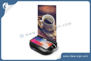 Menu Holder With Power Bank