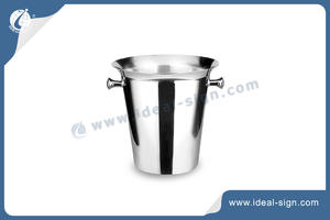 Stainless steel ice bucket With Handle