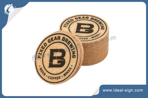 Personalized Drink Coasters Of Wood Material
