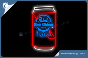 Custom Can Shape LED Neon Sign With Metal Frame
