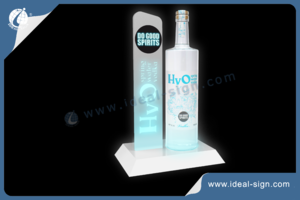 Acrylic LED Bottle Glorifier For One Bottle