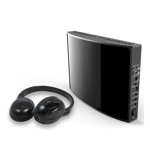 HI-FI Two-Channel IR Broadcast Listening System (Signal Coverage 9000 Square Feet)