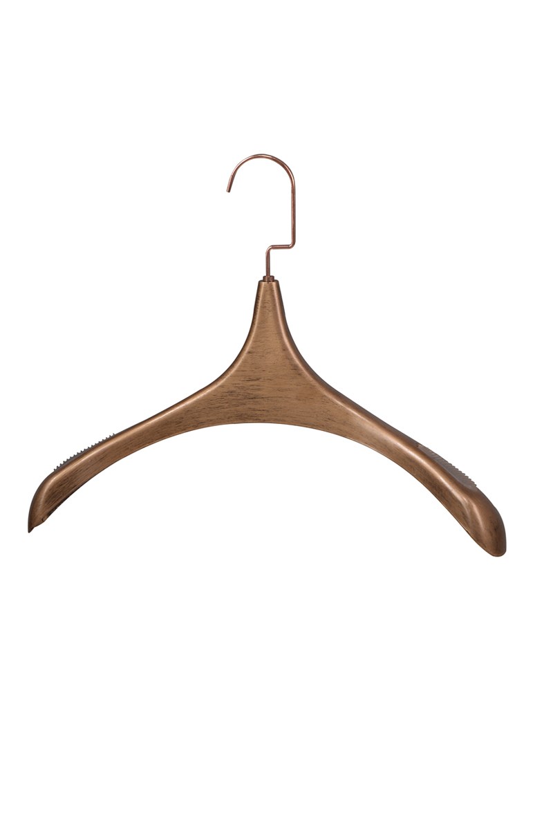 Wholesale custom cheap matt wood hangers for clothes