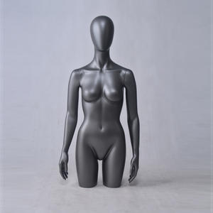 African black torso bust mannequin half body torso body and stand female mannequin for women bikini