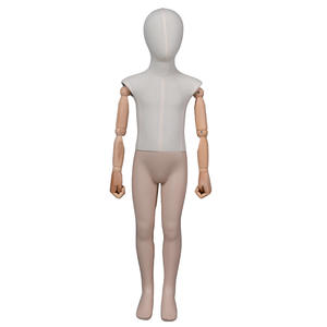 Fabric wrapped mannequin kids standing child display mannequins for clothing display (KMD )