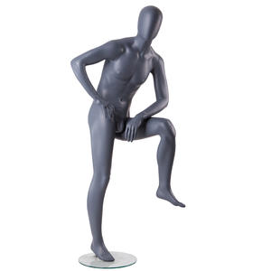 Wholesale cheap sitting muscle male mannequin poseable with penis men for sale(TMA mannequin poseable)
