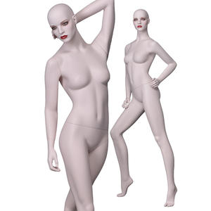Skin color lifelike female mannequin display lifelike dummy for sale（KNF)
