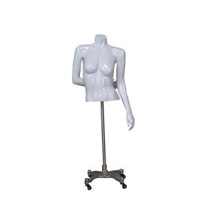 Half body female mannequin muscle female half torso mannequin