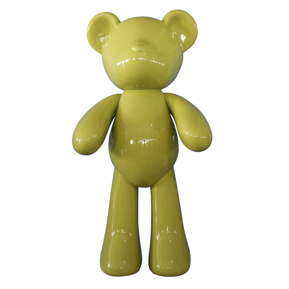 Customized Fiberglass Dida Bear Animal Sculptures Display Prop Animal Mannequins Display