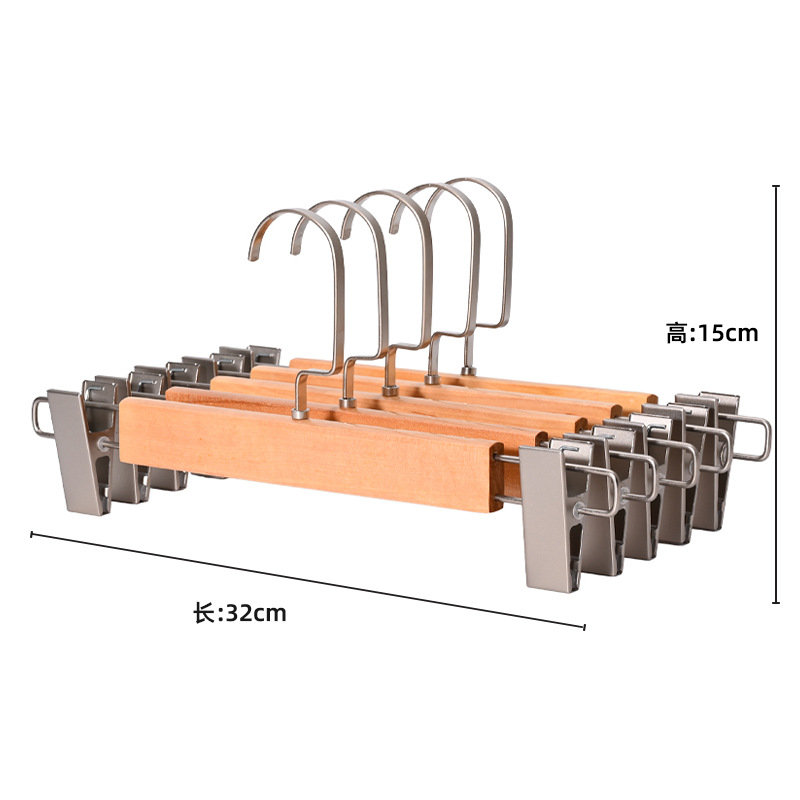 Premium Wooden Hangers - For Wrinkle-Free Clothing