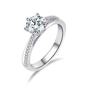 SR021 新娘订婚白金戒指