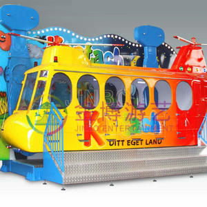 Amusement Park Crazy Air Bus Rides