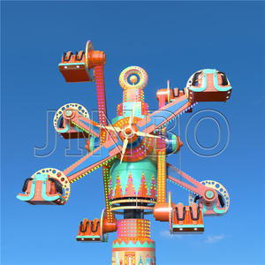 2020 New Luna Park Attractions World Clock Ride Transmission  Sports Air Racing Game For Sale