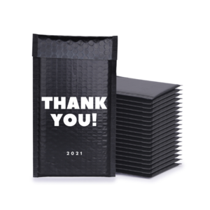 Impressão personalizada compostável envio preto metálico compostável poli bolha mailer 6x10 envelopes acolchoados logotipo