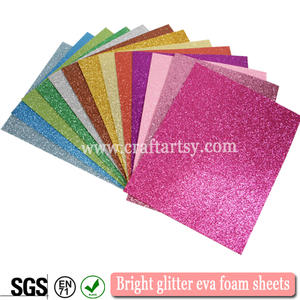 Glitter  foam sheet wholesale,can be customized size and thickness