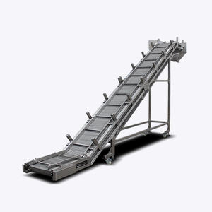 High capacity stainless steel wire mesh belt conveyor for sale