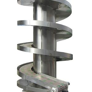 High capacity vertical spiral conveyor for sale