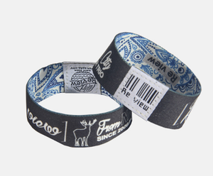 Rewritable Silicone RFID Wristband With RFID Pouch