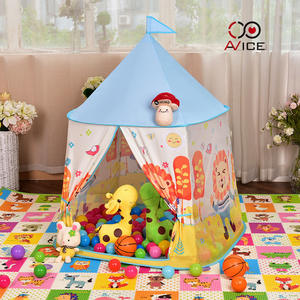 Indoor And Outdoor Tent Children Castle Nice Printing Lion Pattern For Kids