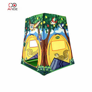 Custom Kids Tent Beautiful Printing For Kids Camping Squirrel Printing Tents