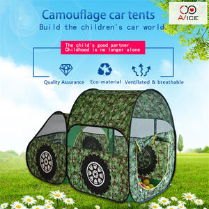 Kids Camping Tents Camouflage Car Camping Tent For Kids