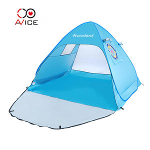 Customized Logo Large Automatic Instant Beach Tent Pop Up Shade