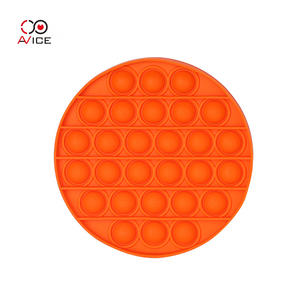 Eco-friendly Silicone Round Red Kids Fidget Toy Factory