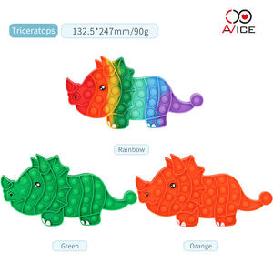 Triceratops Shape Kids Fidget Toy For Children Gift New Design Pop It Toy