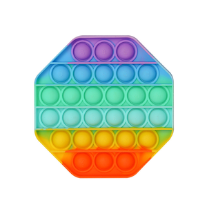 Rainbow Pattern Beautiful Kids Toy Antistress Portable Fidget