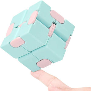 Foldable Early Education Infinity Cube Fidget Toy Stress Relief Machine
