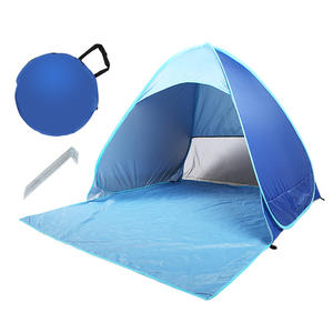 Outdoor Family Fishing Automatic Double Layer Outdoor Camping Oxford Waterproof 3-4 Person Tent