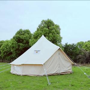New Design Outdoor Glamping Cotton Fabric Best Canvas Tents Eaves Yurt Camping Tent For 4 Season