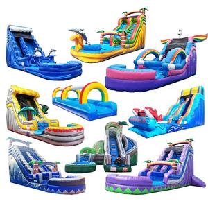 Waterslide Pool Commercia Salel Inflatable Water Slide For Kid Big Cheap Bounce House Jumper Bouncy Jump Castle Bouncer Large China