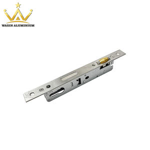Security Silver Color Mortise Door Lock Stainless Steel Doors Locks Body With Oral Brass Cylinder Type