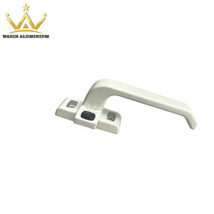 White Modern Aluminium Accessories UPVC Window Pull Handle Hardware For Aluminum Sliding Windows And Doors