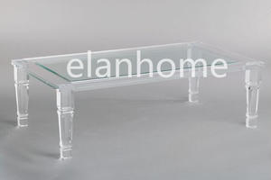 crystal lucite coffee table quality crystal lucite coffee table manufacture