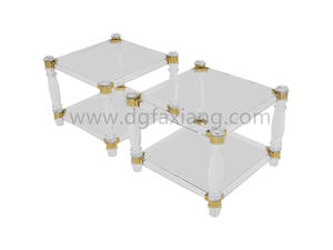 Custom Acrylic Lamp Table Clear Acrylic Side Table