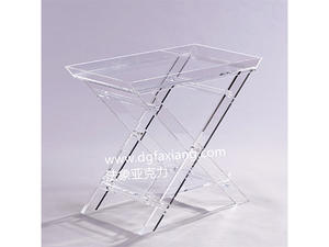 Hot Sale Clear Folding Side Table