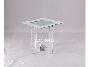 Custom Acrylic Lamp Table Clear Acrylic Side Table