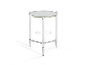 fashionable side table with stainless steel home furniture acrylic side table 