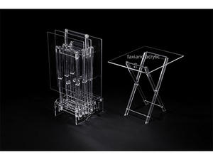 Hot Selling 4 Sets Acrylic Folding Table