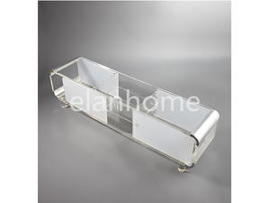fashion acrylic TV stand acrylic TV stand with metal