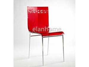 fashion red acrylic dining chair modern  acrylic dining chair 