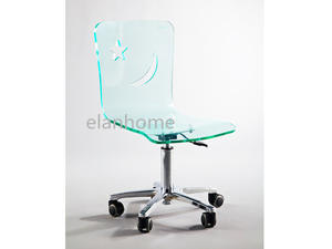 acrylic computer chair for kid's  high quality acrylic desk chair