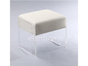 simple KD acrylic vanity stool  acrylic vanity stool  plexiglass stool 