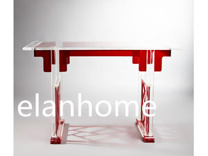  popular classical red acrylic console table for sale