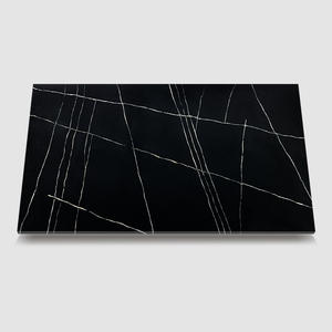 WG462 Lauren Black quartz tile countertop supplier