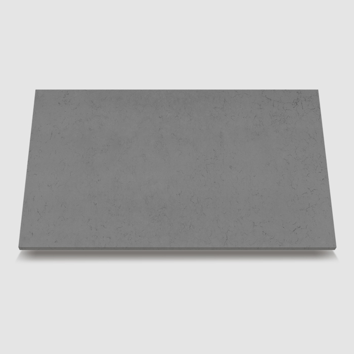 WG479 Snow Grey solid white quartz countertops supplier